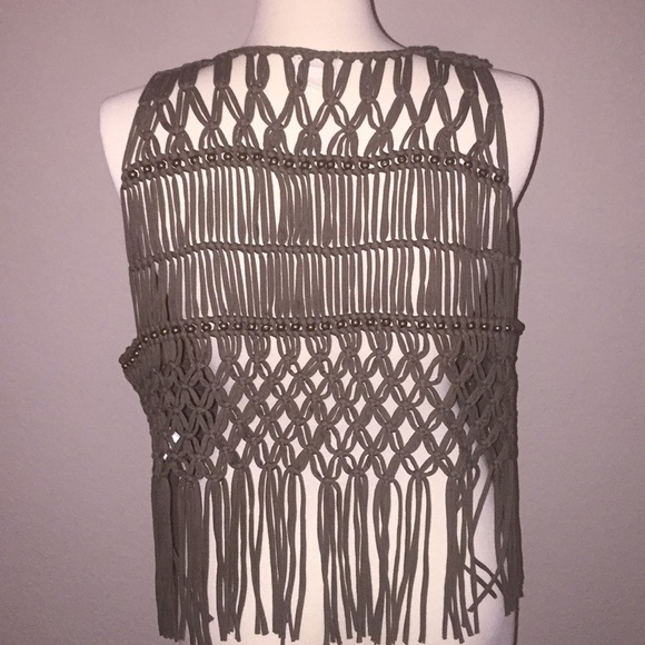 Echo & Rage crochet vest size large - Picture 2 of 3